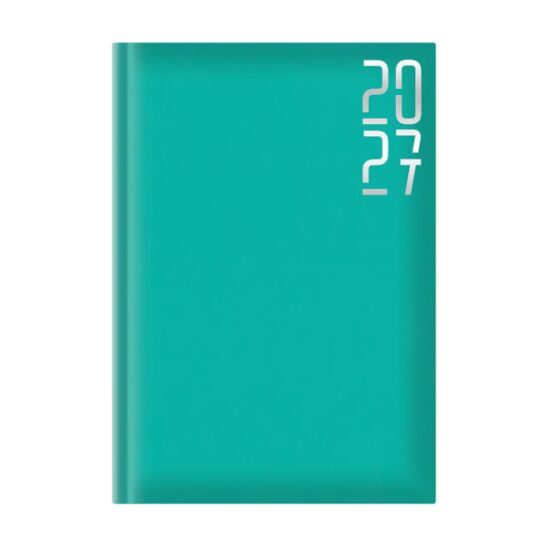 Agenda A5 Datata 2027 Artibest, Hârtie Offset, Copertă Turcoaz – 271207