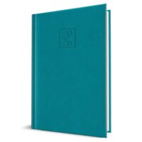 Agenda A5 Datata 2027 Edolo Deluxe, 352 Pagini, Coperta Piele Sintetică, Turquoise – 400216616