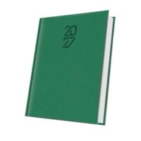 Agenda A5 Datata 2027 Tucson, 352 Pagini, Coperta Buretată, Verde Smarald – 400216601
