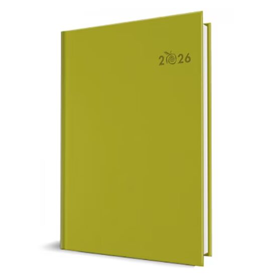 Agenda A5 Datata 2026 Premium Deluxe Predaia, 352 Pagini, Coperta Piele Sintetică, Portocaliu – 400216650