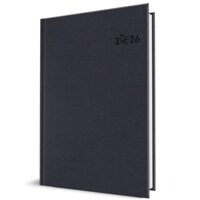 Agenda A5 Datata 2026 Premium Deluxe Ortisei, 352 Pagini, Coperta Piele Sintetică, Albastru – 400216648