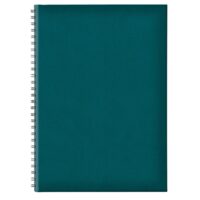 Agenda B5 Nedatata Tucson, Spira Ascunsă, Copertă Verde Petrol – 261804