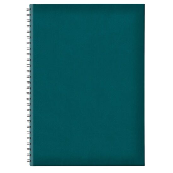 Agenda B5 Nedatata Tucson, Spira Ascunsă, Copertă Verde Petrol – 261804