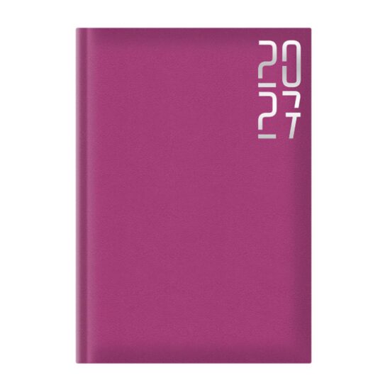 Agenda A5 Datata 2027 Artibest, Hârtie Offset, Copertă Fucsia – 271209