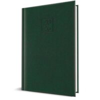 Agenda A5 Datata 2027 Edolo Deluxe, 352 Pagini, Coperta Piele Sintetică, Verde – 400216617