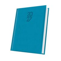Agenda A5 Datata 2027 Tucson, 352 Pagini, Coperta Buretată, Albastru Deschis – 400216597