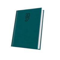 Agenda A5 Datata 2027 Tucson, 352 Pagini, Coperta Buretată, Albastru Petrol – 400216599