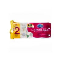 Hartie Igienica PERFEX Cotton Like, 3 Straturi, 8+2 role/set 