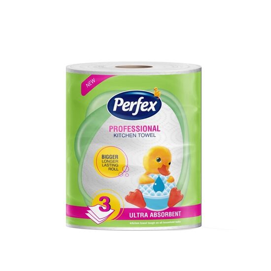 Prosop de bucătărie din hârtie Perfex PROFESSIONAL, 3 straturi, 600 g, 1 rolă