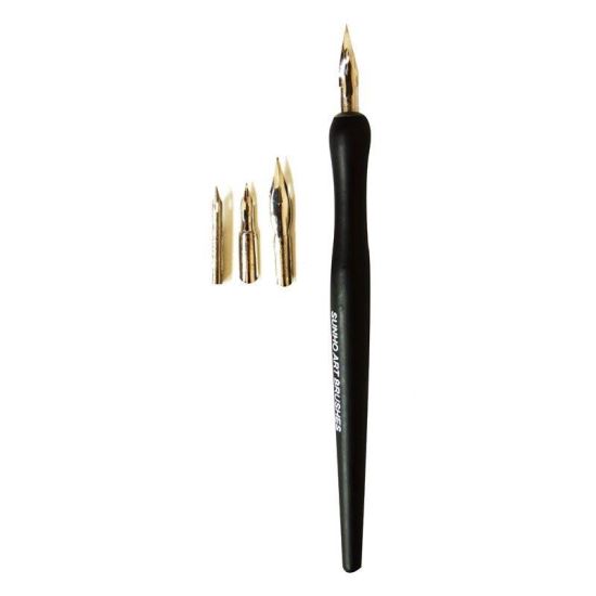 Set toc si 4 penite pentru caligrafie