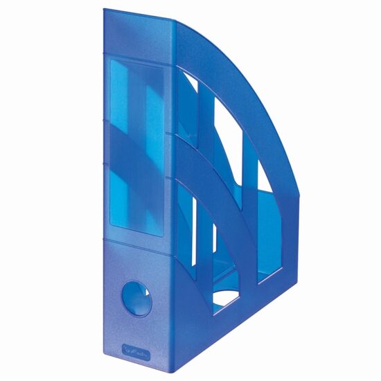 Suport dosare plastic A4 albastru regal 10095255