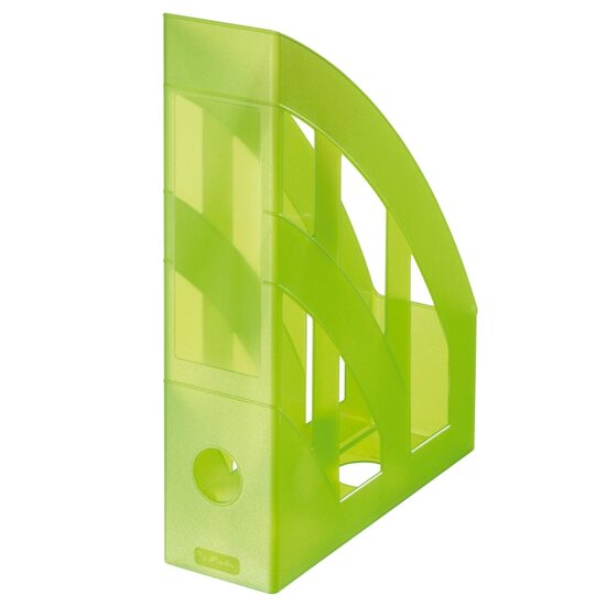 Suport dosare plastic A4 verde translucid 10653749