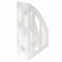 Suport dosare plastic A4 alb translucid 10167443