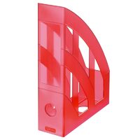 Suport dosare plastic A4 rosu translucid 10653822