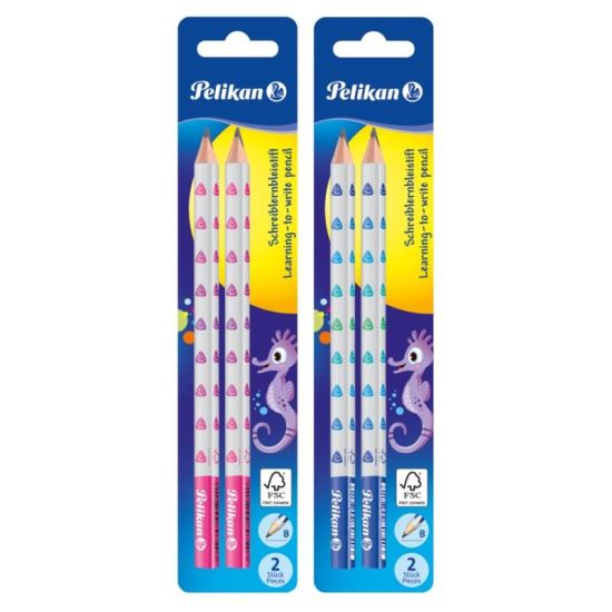 Set 2 creioane grafit lacuit Jumbo cu mina B 807395