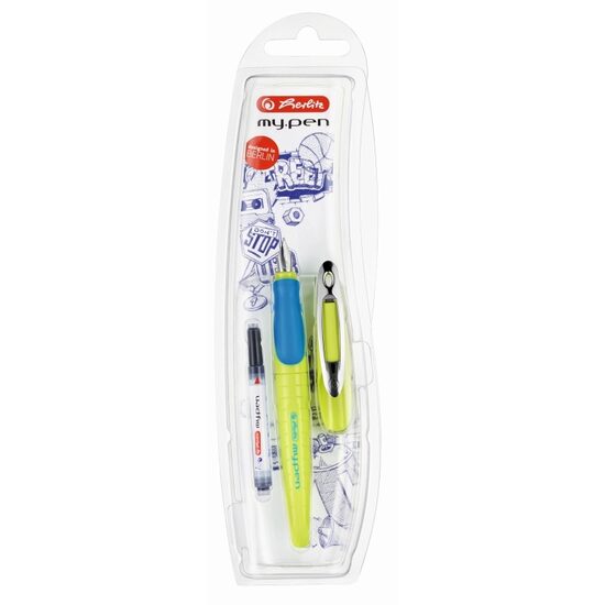 Stilou My Pen varf M, Lemon/Albastru intens 10999779