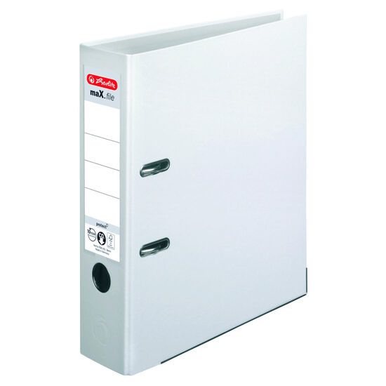 Biblioraft A4 8cm PP Alb  5480710