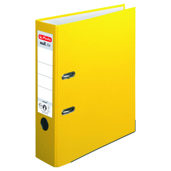 Biblioraft Herlitz A4 8 cm PP Galben 5481304