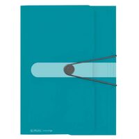 Dosar mapa A4 PP Eogt, buton cu elastic, culoare Turquoise 50015900