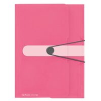 Dosar Mapa A4 PP Eogt, buton cu elastic, culoare Roz 50015917