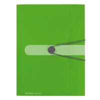 Mapa PP A4 30mm Eotg inchidere buton cu elastic, Verde Opac 11206000