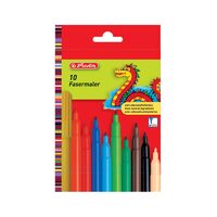 Carioca 10 culori - grosime varf  2mm - Green Line