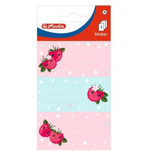 Etichete scolare Zmeura 9 buc/set 50034291