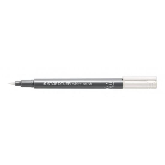 Marker cu pensula Staedtler ST-8321-0 alb