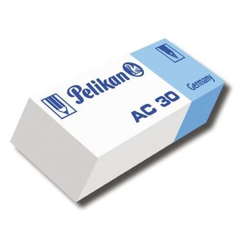 Radiera AC30 plastic alba  606079