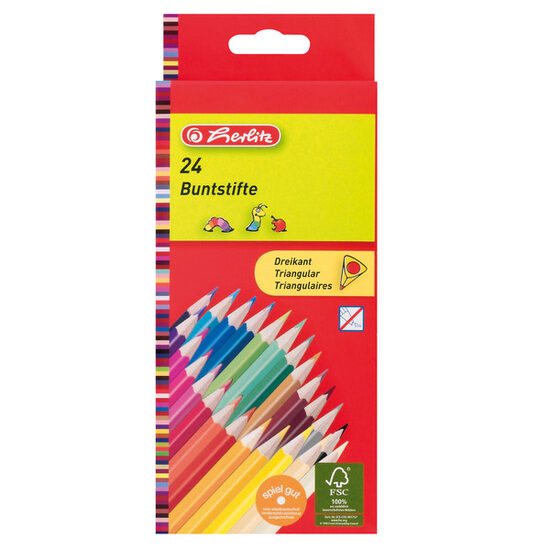Creioane Color Triunghiulare 24/set 10412039