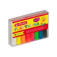 Plastelina  8 ulori fluorescente