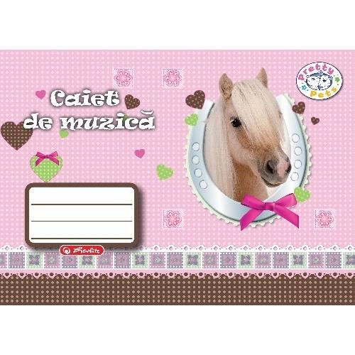 Caiet muzica 24file  PRETTY PETS 9441530
