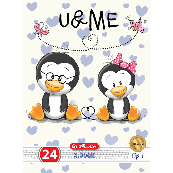 Caiet Tip I A5 24 file  Cute Animals Premium 9475870