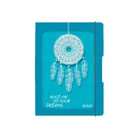 Caiet My.Book Flex A5 40F 80gr, dictando, coperta Dreams, elastic Alb