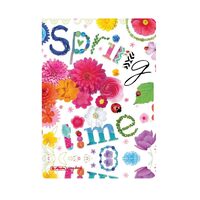 Caiet My.Book Flex A5 2X40F dictando+patratele Motiv Spring Time 9476010