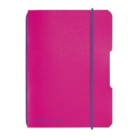 Caiet My.Book Flex A6 40F 80gr patratele, coperta PP Fucsia cu elastic violet 9479050