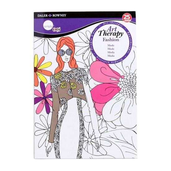 Carte colorat Art Therapy Fashion Simply Daler Rowney FL483100500