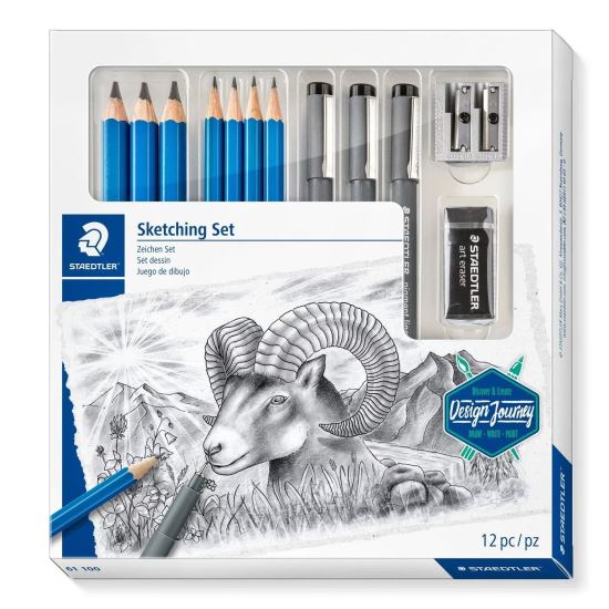 Sketch set 7 piese Staedtler Mars Lumograph 61 100