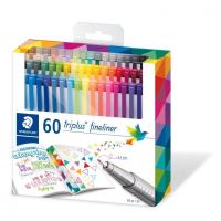 Fineliner Triplus 03 mm -  60 culori - ST-334-C60