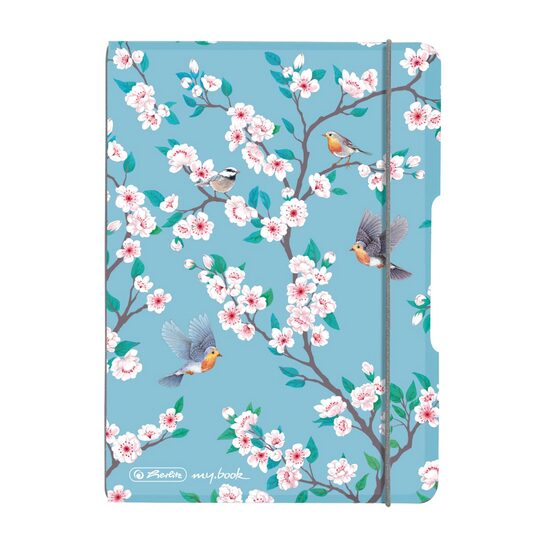 Caiet My.Book Flex A6 40F Patratele Ladylike Birds 9481170