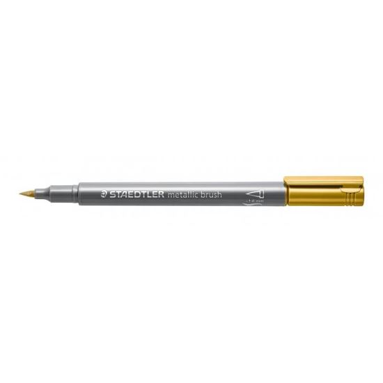 Marker cu pensula Staedtler ST-8321-11 auriu