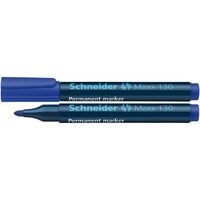 Marker permanent vârf rotund 1-3 mm Schneider 130 albastru