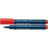 Marker permanent vârf rotund 1-3 mm Schneider 130 rosu
