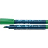 Marker permanent vârf rotund 1-3 mm Schneider 130 verde
