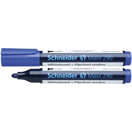 Marker whiteboard + flipchart Schneider Maxx 290 albastru