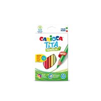 Creioane color triunghiulare Tita Maxi 12/set