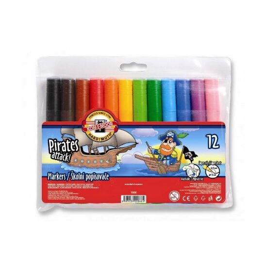 Carioca JUMBO Pirati 12 culori