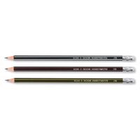 Creion Grafit cu radiera Koh-i-Noor Extraflexibil B