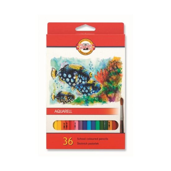 Creioane Color Aquarell PESTI 36 culori K3719-36P
