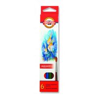 Creioane Color Aquarell PESTI 6 culori K3715-6P